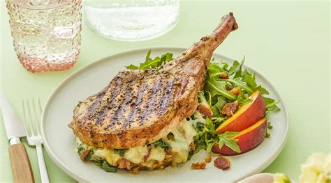 Savory Havarti Stuffed Pork Chops Recipe Wisconsin Cheese