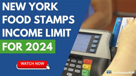 New York Food Stamp Income Limits For 2024 YouTube