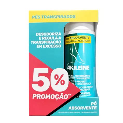 Akileine Duo Pó Absorvente Mico Preventivo 2x75g Desconto de 50 na