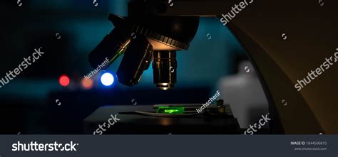 Scientific Microscope Nanotechnology Laboratory Stock Photo 1844596810