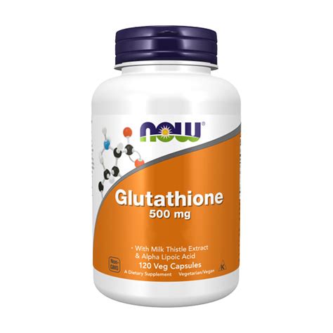 Now Foods Glutathione 500 Mg Capsules Bono