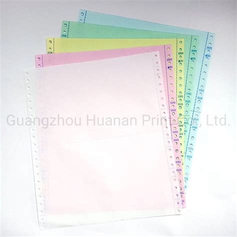 China Continuous Computer Printing Paper For Dot Matrix Printer China