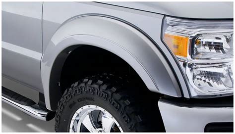 Bushwacker Fender Flares Ford 2011 14 F 250 F 350 Front Pair Extend A Fender Flare