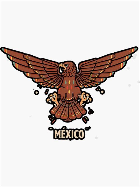 Mexican Eagle Sticker For Sale By Bejarano518 Redbubble