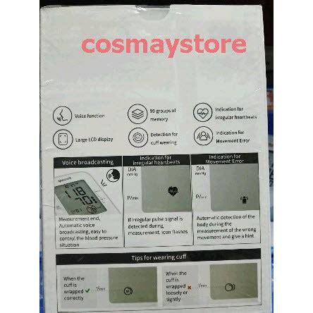เครื่องวัดความดัน Yuwell YE660E (มีเสียงไทย) ประกัน5ปี - cosmaystore ...