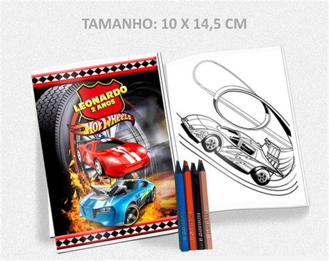 Mini Kit De Colorir Hot Wheels Elo7 Produtos Especiais