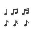 Musical Note In Flat Design Classical Music Vector Image