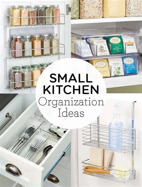 12 Small Kitchen Organization Ideas - Simply Quinoa