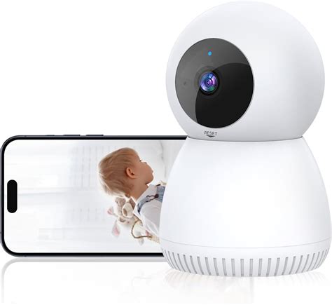 Amazon.com : WESECUU Indoor Security Camera Wireless Surveillance, Dome Cameras for Home ...