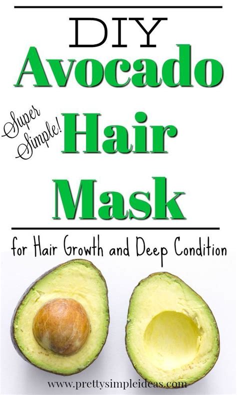 Diy Deep Conditioner Avocado Hair Mask Avocado Hair Mask Avocado Hair Hair Mask For Growth