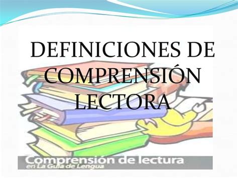 Diapositivas Comprensi N Lectora Ppt