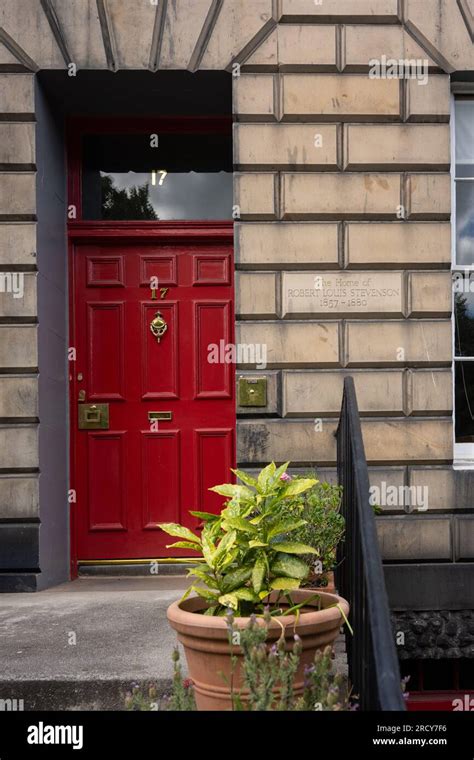 Robert Louis Stevenson Edinburgh Georgian Townhouse On Heriot Row The