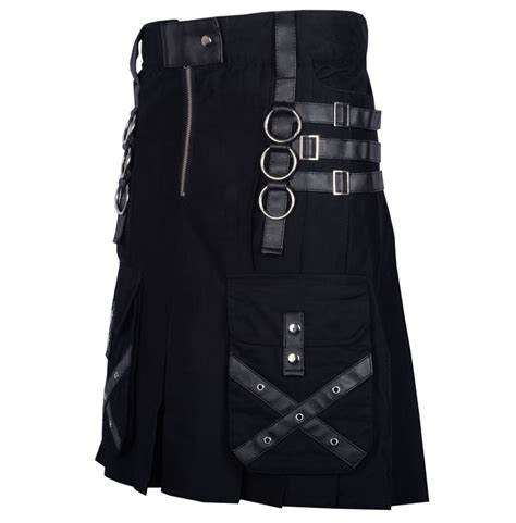 Gothic Utility Kilt For Men Rebelsmarket