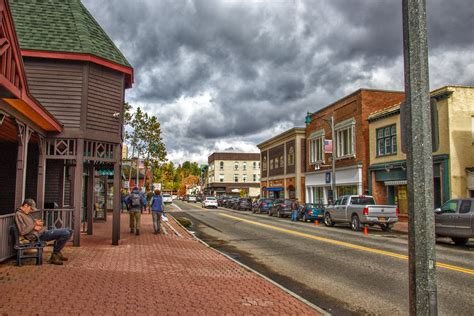 Lake Placid New York Downtown Main Street Lake Placi Flickr