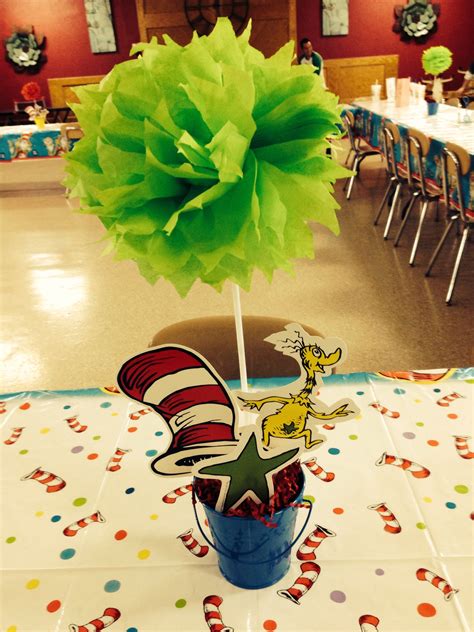 Dr Seuss Centerpieces Dr Seuss Centerpieces 1st Birthday Parties