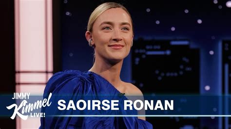 Saoirse Ronan On Almost Being In Barbie Losing At The Oscars