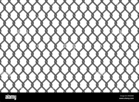 Metal Wire Mesh Pattern Vector Chainlink Fences Grid Seamless Texture