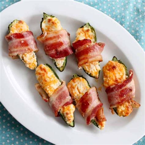 Bacon Wrapped Stuffed Jalapenos - Angie Holden The Country Chic Cottage