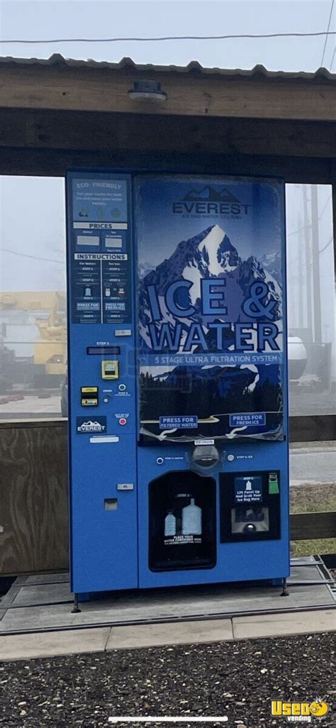 Everest Ice Vx Bagged Ice And Filtered Water Vending Machine For