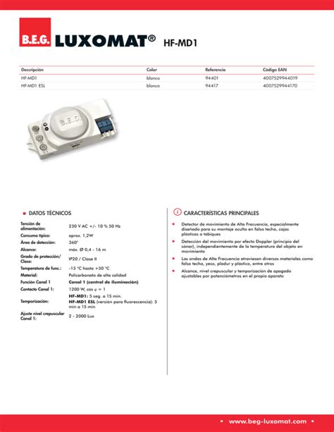 HF MD1 Luxomat