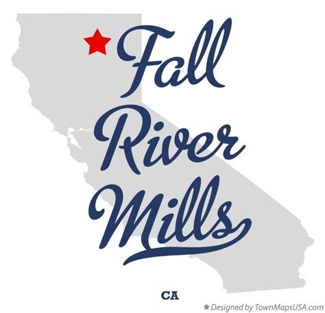 Map Of Fall River Mills Ca California