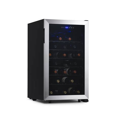 Freestanding 50 Bottle Wine Fridge in Stainless Steel - WGL-1-s