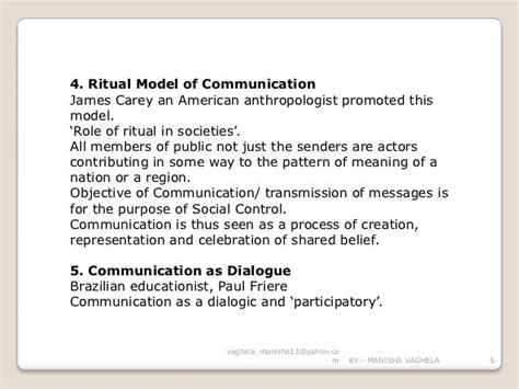 Communication theories