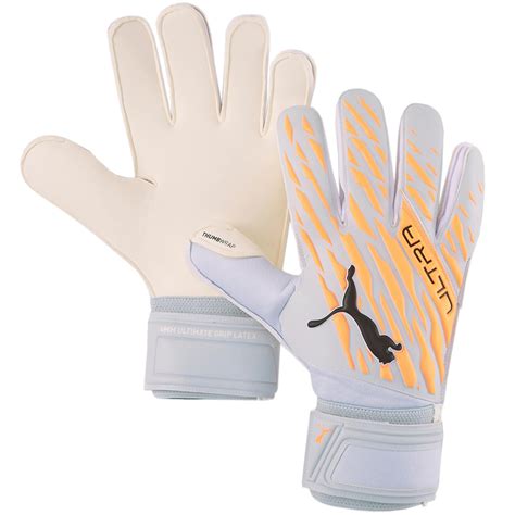 Rękawice bramkarskie Puma Ultra Grip 1 szaro pomrańczowe 41787 05