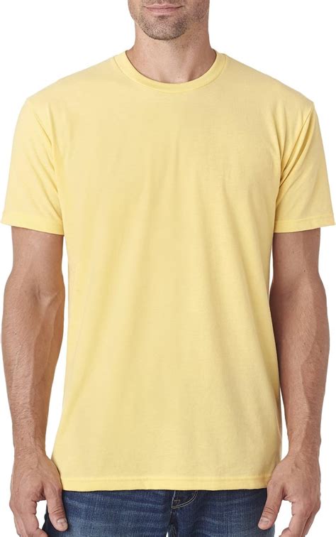 Next Level Mens Premium Sueded Crew 6410 Banana Cream Xx Large 6 Pack