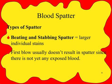 PPT - Blood Spatter Evidence PowerPoint Presentation, free download ...