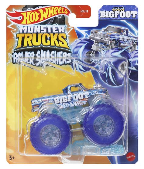 Машинка Hot Wheels Monster Trucks Power smashers Bigfoot HYJ19 1 купити в Києві Україні за