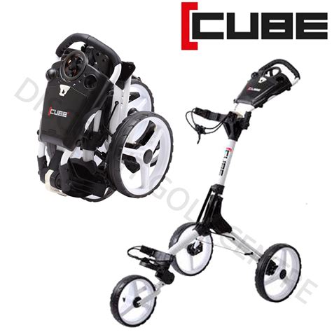 New 2017 Skymax Cube 3 Wheel Compact Pushpull Golf Trolley Cart Free T Ebay