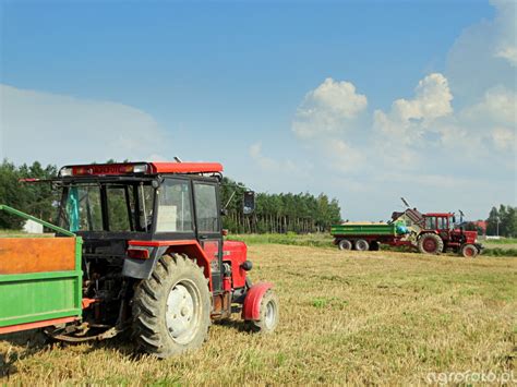 Fotografia ciągnik Ursus C 360 Przyczepa Mtz 82 Pronar id 734925