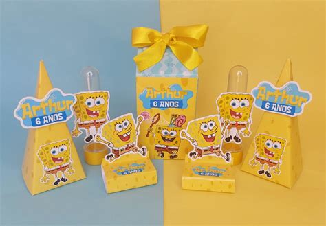 Kit Personalizados Bob Esponja Elo Produtos Especiais