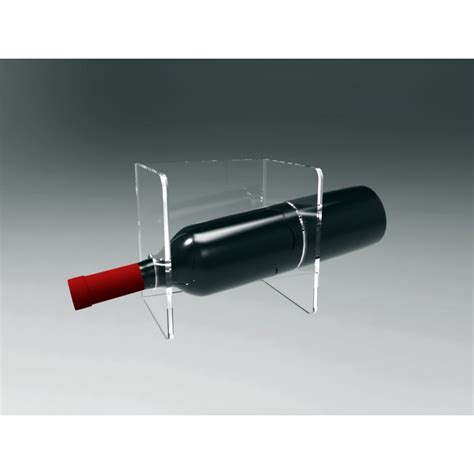 Espositore In Plexiglass Per Vini Da Parete 1 Bottiglia