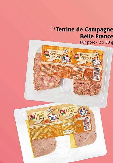 Promo Terrine De Campagne Belle France Chez Colruyt ICatalogue Fr