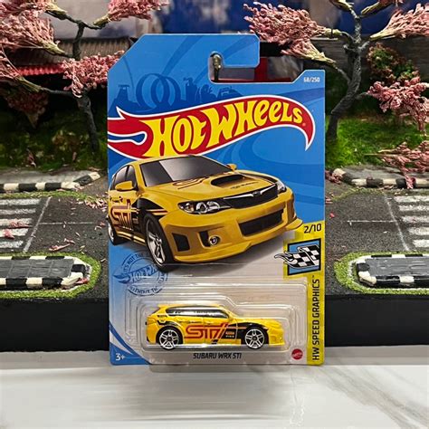 SUBARU HOT WHEELS 風火輪斯巴魯 WTX STI 黃色 蝦皮購物