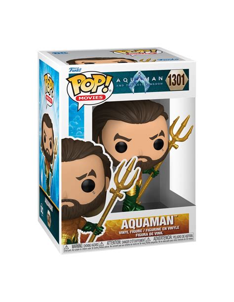 Figura POP DC Comics Aquaman Y El Reino Perdido Aquaman MiFunko