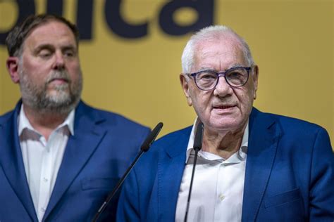 Junqueras Niega Conocer Que El Cartel De Los Maragall Saliera De Erc Y