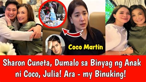 Binyag Ng Anak Ni Coco Martin At Julia Montes Linantad Ni Sharon Cuneta