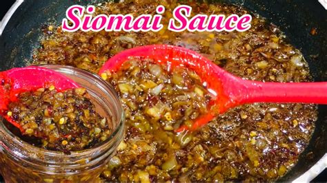 Siomai Sauce Garlic Chili Sauce Easy Siomai Sauce Youtube