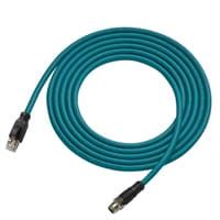 Ethernet Cable M12 X Coded 8 Pin To RJ 45 NFPA79 Compliant 2m OP