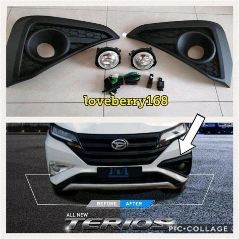 Jual Paket Cover Fog Lamp Model Trd Plus Fog Lamp Komplit Untuk All New