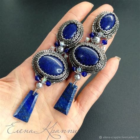 Серьги классические: крупные серьги из лазурита в интернет-магазине ...