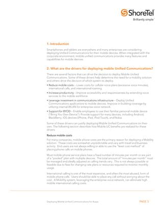 Shoretel Mobility For Avaya PDF