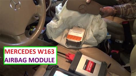 How To Install Used Airbag Module And SAVE 1000 Mercedes W163 ML230