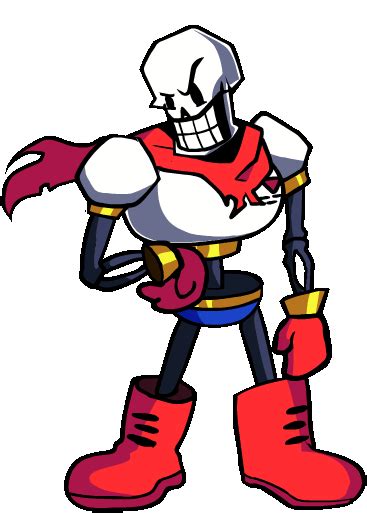 Fnf Papyrus Looking At Sans By Zombimateusz On Deviantart