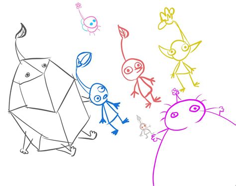 Pikmin 3 Coloring Pages