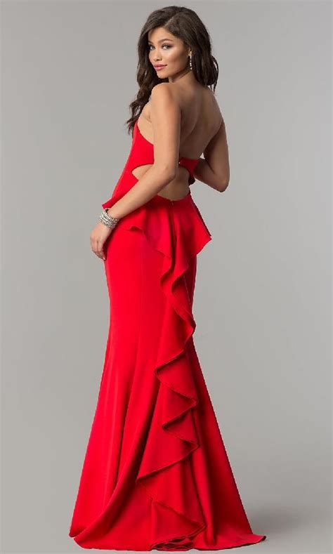 JVN By Jovani JO JVNX58022 Dress Red JVN By Jovani Dresses Prom