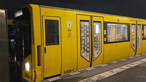 Mitfahrt in der U3 von Warschauer Straße bis Gleisdreieck im HK06 Wagen